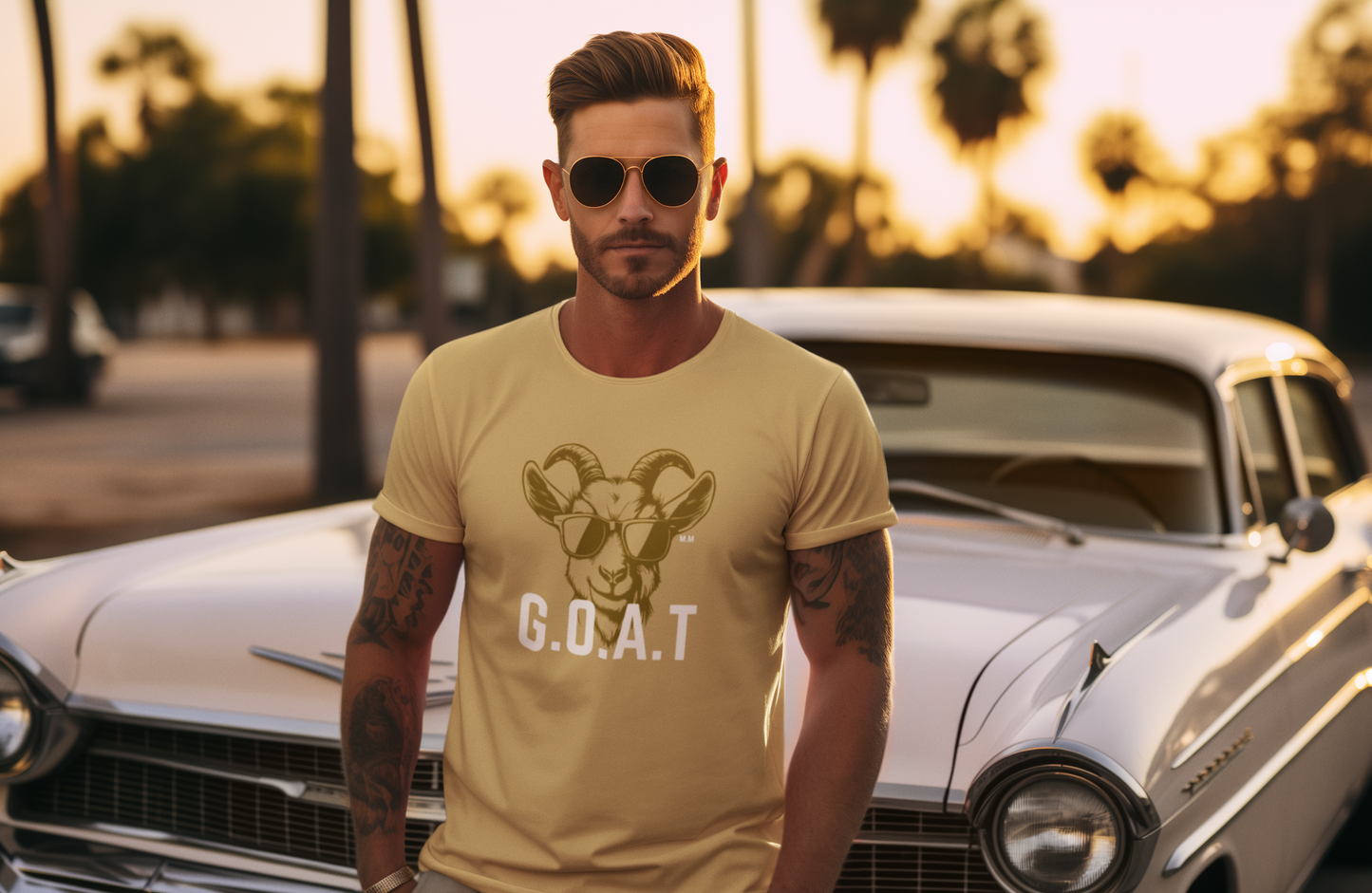 GOAT T-Shirt | Patriotic Graphic Tee, USA-Printed