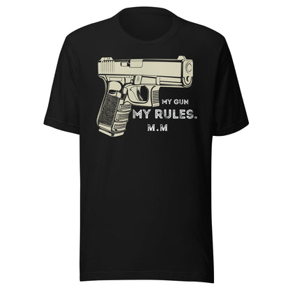 My Gun My Rules Tee - 2A Patriotic Shirt | Merican Made